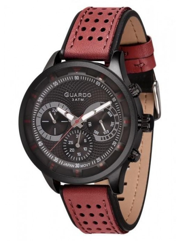 фото Мужские наручные часы GUARDO Premium 11658-5 чёрный