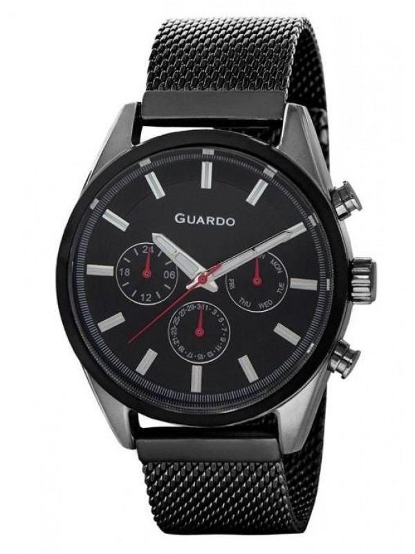 фото Мужские наручные часы GUARDO Premium 11661-2 чёрный