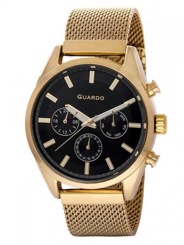 фото Мужские наручные часы GUARDO Premium 11661-3 чёрный