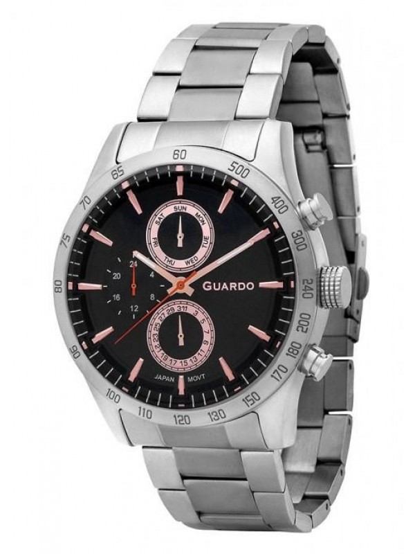 фото Мужские наручные часы GUARDO Premium 11675-2 чёрный
