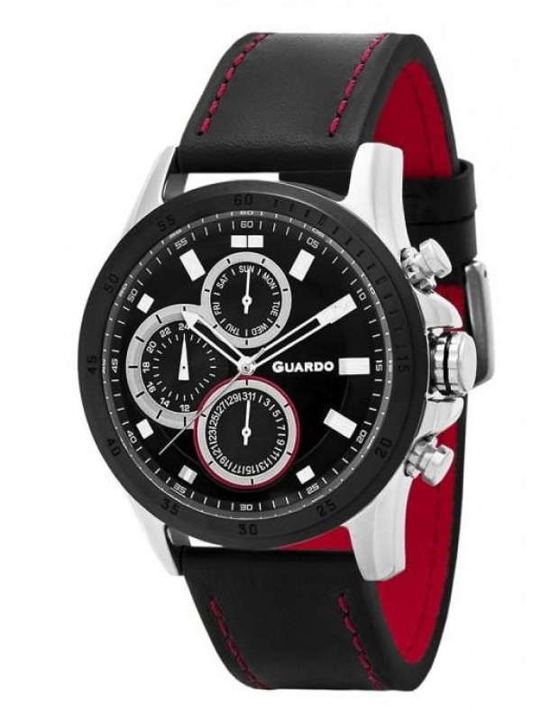 фото Мужские наручные часы GUARDO Premium 11687-1 чёрный