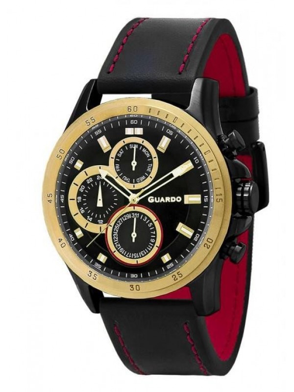фото Мужские наручные часы GUARDO Premium 11687-5 чёрный