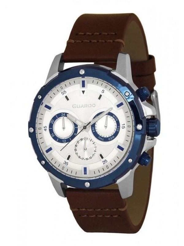 фото Мужские наручные часы GUARDO Premium 11710-3 сталь
