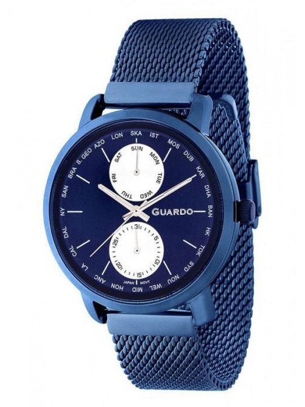 фото Мужские наручные часы GUARDO Premium 11897-7 синий