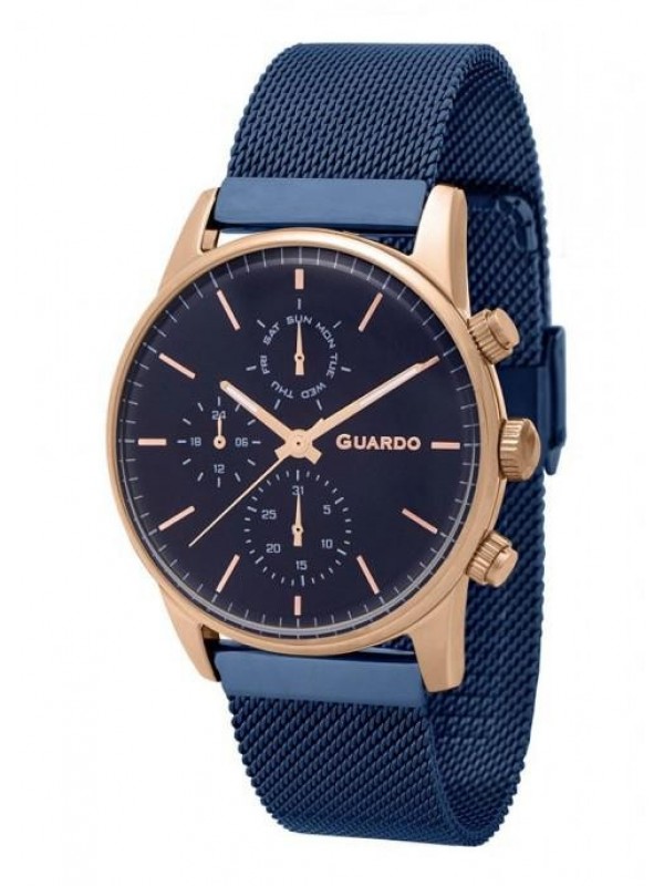 фото Мужские наручные часы GUARDO Premium 12009(1)-4 тёмно-синий