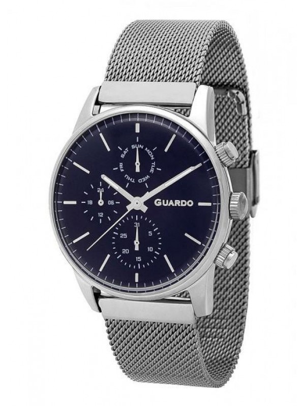 фото Мужские наручные часы GUARDO Premium 12009(1)-5 тёмно-синий