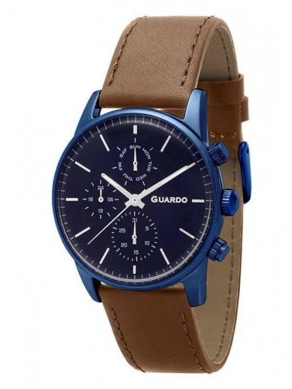 фото Мужские наручные часы GUARDO Premium 12009-5 тёмно-синий