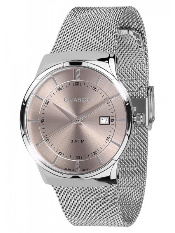 фото Мужские наручные часы GUARDO Premium 12016-2 сталь