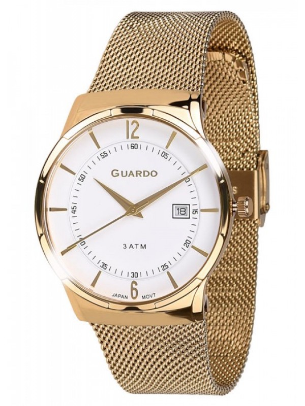 фото Мужские наручные часы GUARDO Premium 12016-5 белый