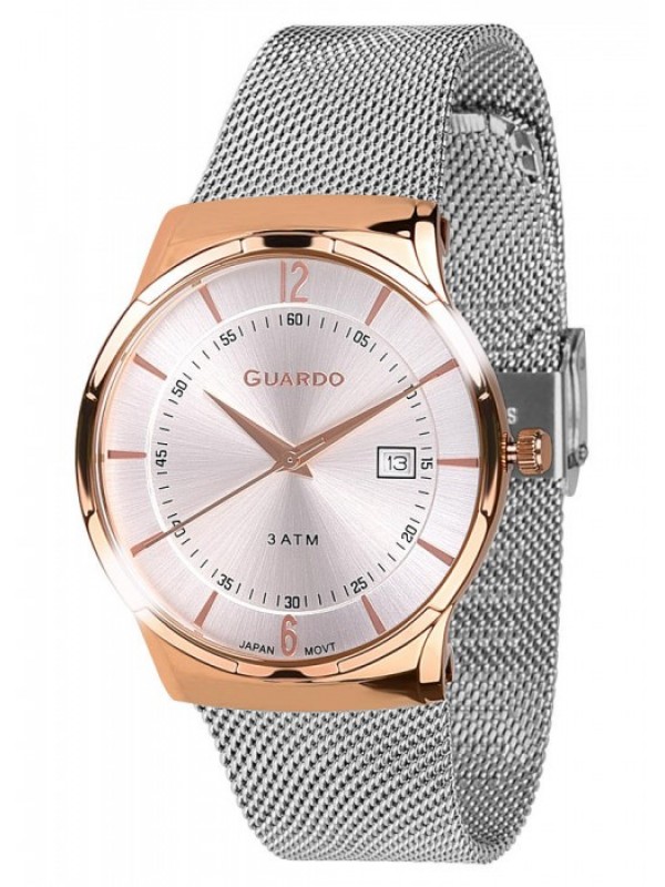 фото Мужские наручные часы GUARDO Premium 12016-7 сталь