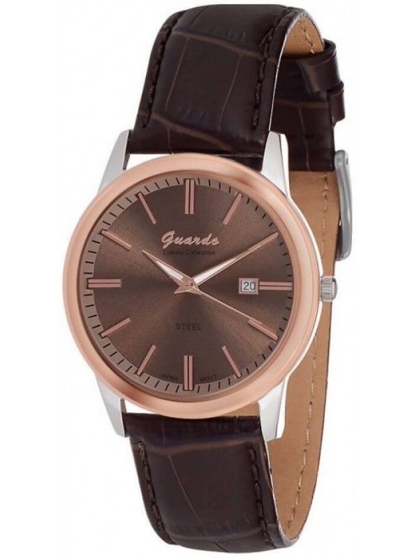 фото Мужские наручные часы GUARDO S00547A.1.8 коричневый