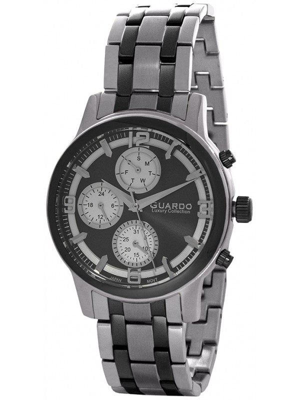 фото Мужские наручные часы GUARDO S01540-2.1.5 чёрный