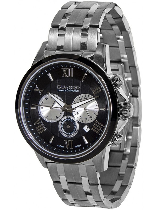 фото Мужские наручные часы GUARDO S01797-1.1.5 чёрный