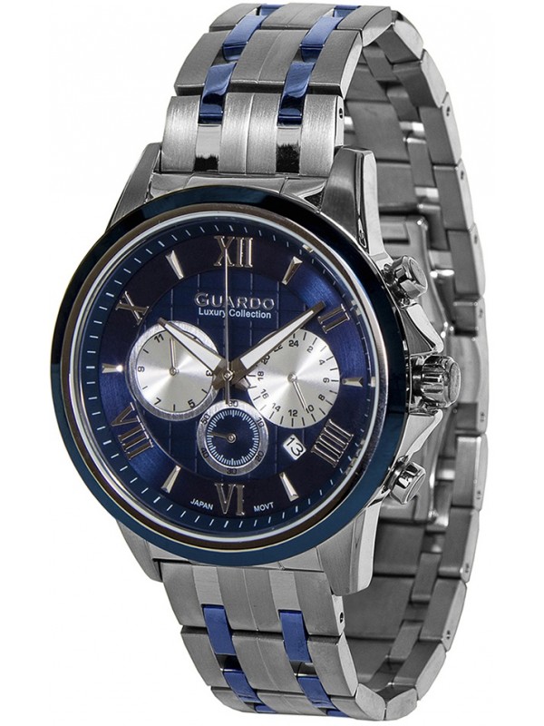 фото Мужские наручные часы GUARDO S01797-4.1.3 тёмно-синий