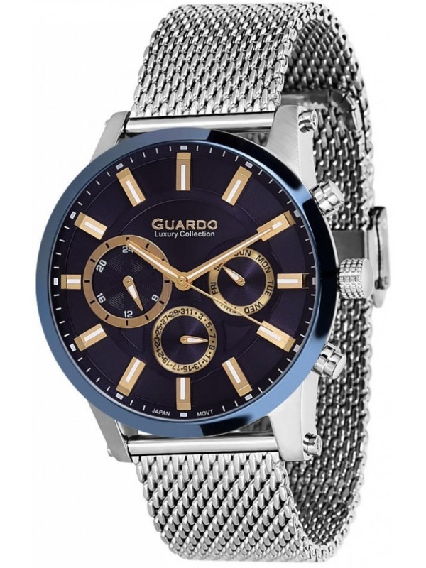 фото Мужские наручные часы GUARDO S01897.1.3 тёмно-синий