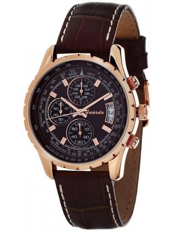 фото Мужские наручные часы GUARDO S02557R.8 коричневый