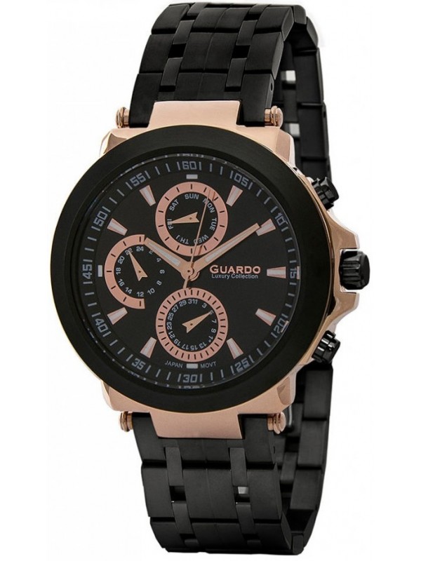 фото Мужские наручные часы GUARDO S0808-3.8.5 чёрный