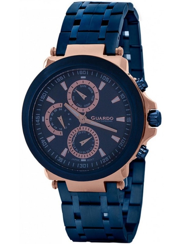 фото Мужские наручные часы GUARDO S0808-4.8.3 тёмно-синий
