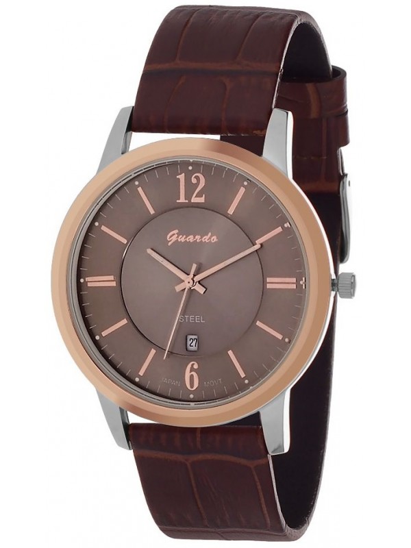 фото Мужские наручные часы GUARDO S0994.1.8 коричневый