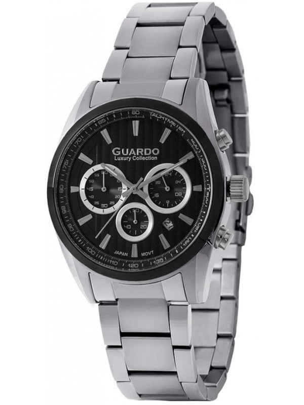 фото Мужские наручные часы GUARDO S1252-1.1.5 чёрный
