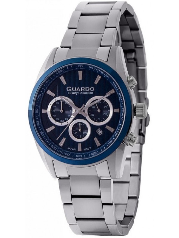 фото Мужские наручные часы GUARDO S1252-2.1.3 тёмно-синий