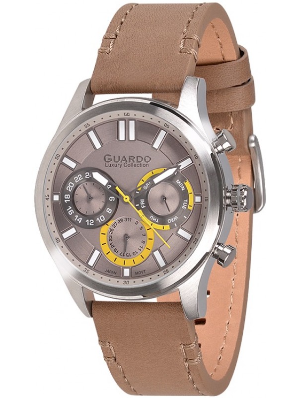 фото Мужские наручные часы GUARDO S1313.1 светло-коричневый