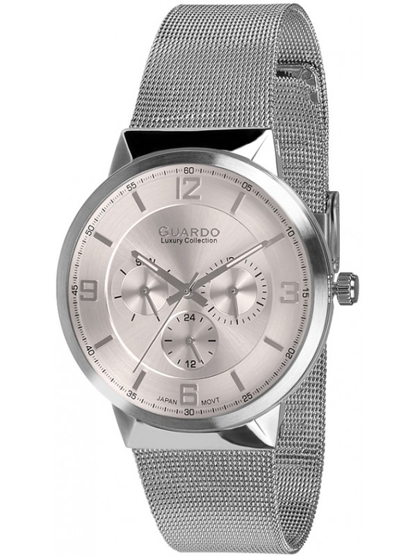 фото Мужские наручные часы GUARDO S1626.1 сталь