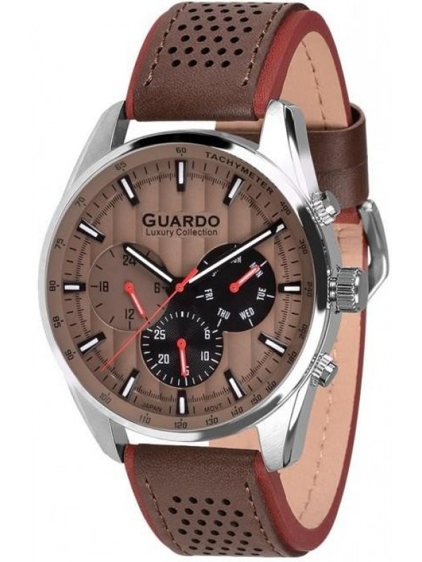 фото Мужские наручные часы GUARDO S1895.1 коричневый