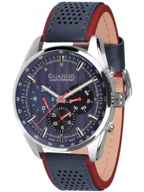 фото Мужские наручные часы GUARDO S1895.1 синий