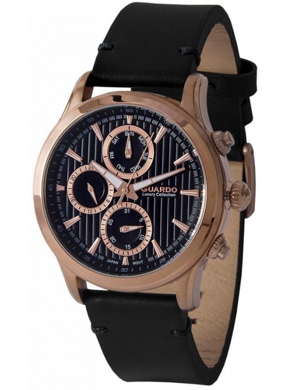 фото Мужские наручные часы GUARDO S2039-5.8 чёрный