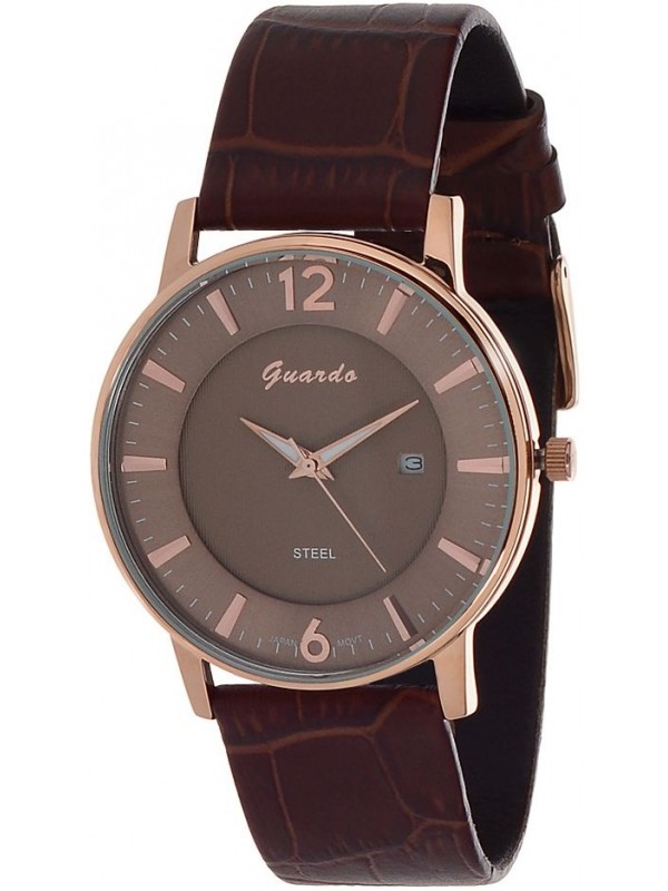 фото Мужские наручные часы GUARDO S9306.8 коричневый