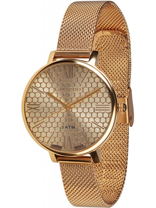 фото Женские наручные часы GUARDO B01107.6 золотой
