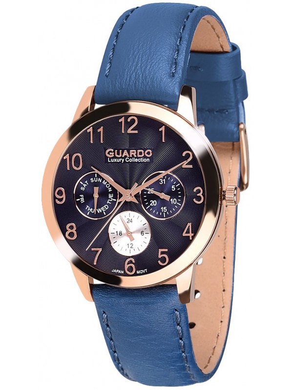 фото Женские наручные часы GUARDO S01871.8 тёмно-синий