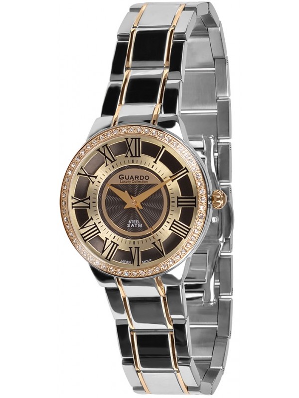 фото Женские наручные часы GUARDO S1248.1.6 жёлтый-чёрный