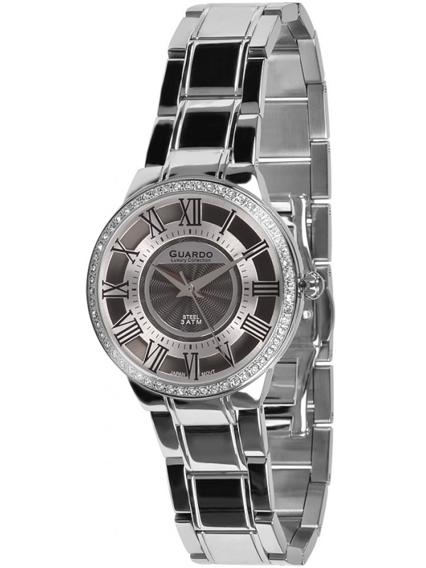 фото Женские наручные часы GUARDO S1248.1 сталь-чёрный
