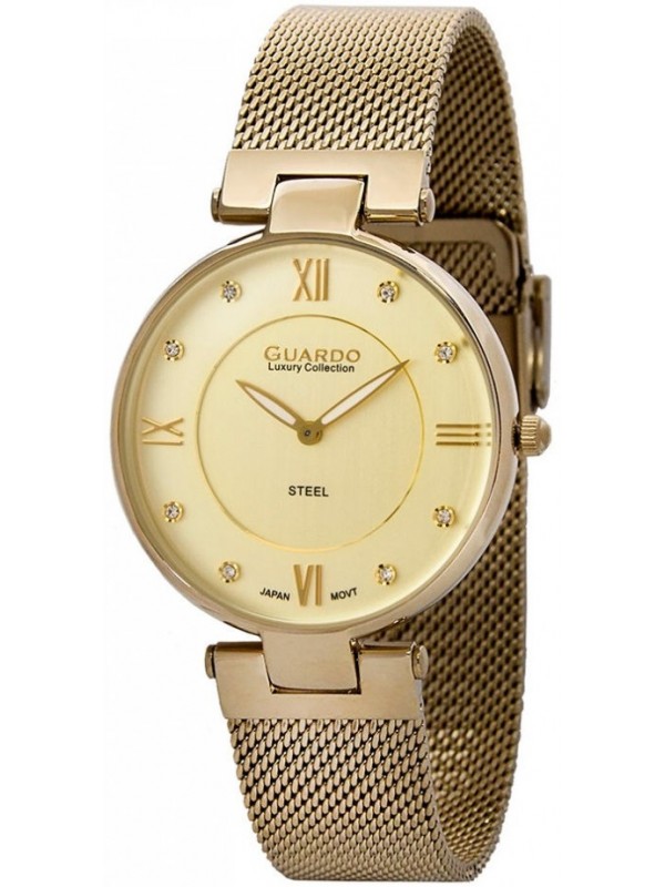 фото Женские наручные часы GUARDO S1862-3.6 жёлтый