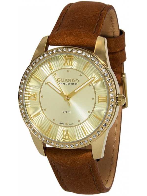 фото Женские наручные часы GUARDO S1949-3.6 жёлтый