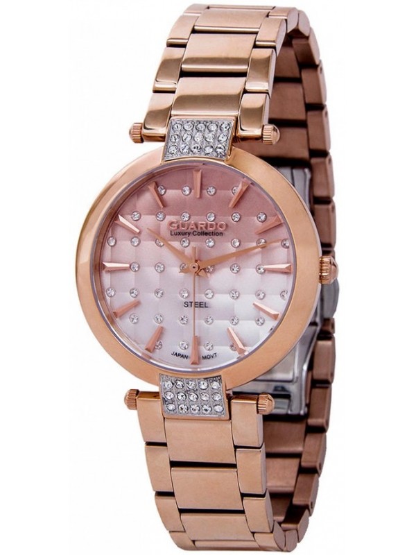 фото Женские наручные часы GUARDO S2040-3.8 сталь-роз