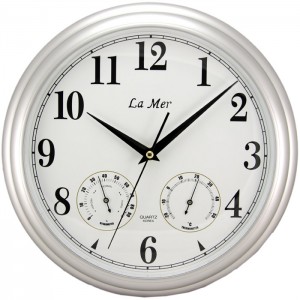Настенные часы LA MER GD-115-Silver