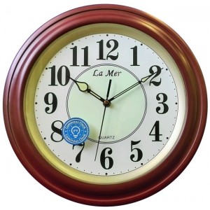 Настенные часы LA MER GD-051-1 BRN