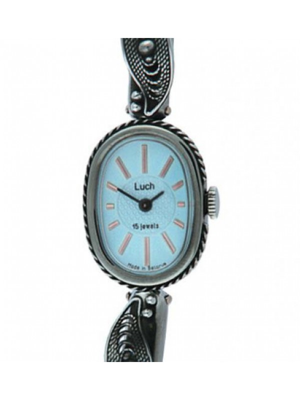 фото Женские наручные часы Луч 9451128 Лепесток хром, механика