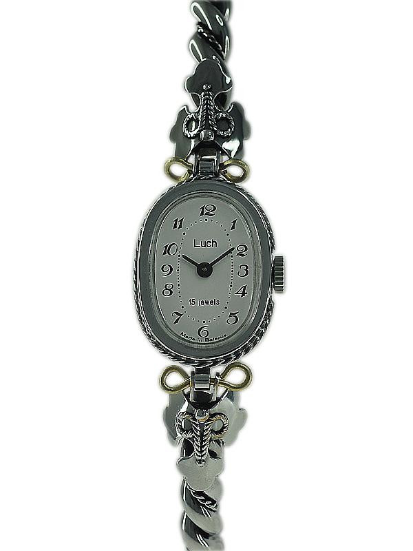 фото Женские наручные часы Луч 9591157 Верёвка хром, механика
